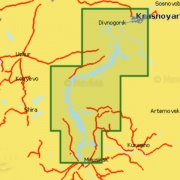 Карта Navionics Gold Small 5G764S Красноярское водохранилище