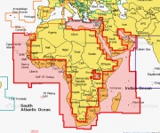 Карта Navionics +  30XG 16 Gb Африка и Ближний Восток